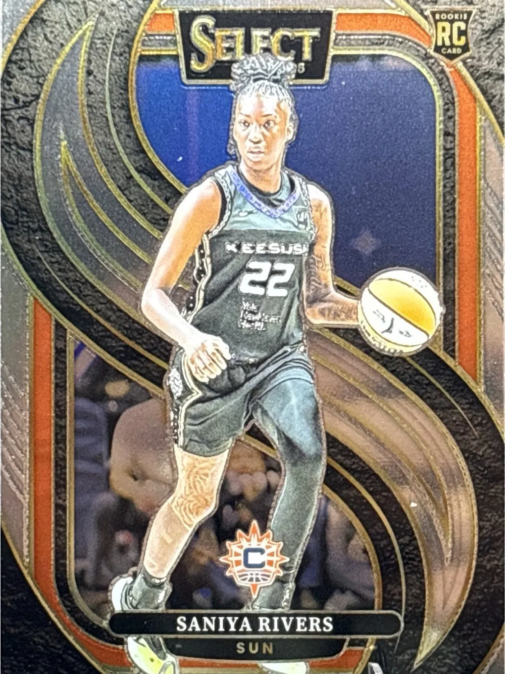 Panini Select Saniya Rivers Rookie Basketball Trading Card